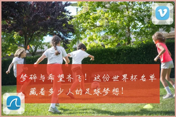 梦碎与希望齐飞！这份世界杯名单，藏着多少人的足球梦想！